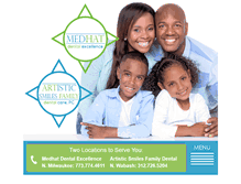 Tablet Screenshot of medhatdentalexcellence.com